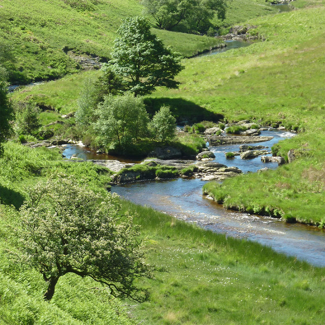 The Afon Irfon north-west of Abergwesyn, Powys