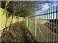SJ8545 : Footpath boundary behind Royal Stoke University Hospital by Jonathan Hutchins