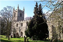 TF0226 : The parish church at Irnham, near Bourne, Lincolnshire by Rex Needle