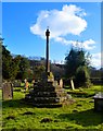 SO4265 : Churchyard Cross, Aymestrey by Philip Pankhurst