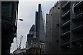 TQ3281 : View of the Heron Tower and Gherkin from Queen Victoria Street by Robert Lamb
