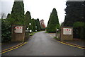 Tunbridge Wells Crematorium entrance