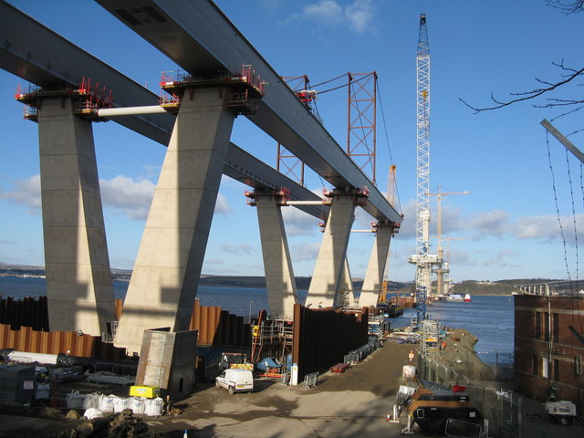 The Queensferry Crossing - southern approach viaduct