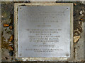 Plaque by Drinking Fountain, Promenade, Cowes, Isle of Wight