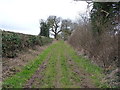 SJ6014 : Farm track NW of Marsh Green by Richard Law