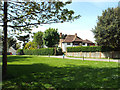 Open space and houses to the west of Firle Road, Seaford