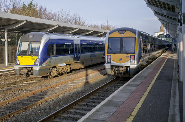 Trains, Bangor Railway Station