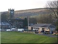 SK0386 : Hayfield Cricket Club by Dave Dunford