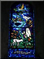 SP5203 : Stained Glass Window inside the Church of St Mary the Virgin, Iffley (2) by David Hillas