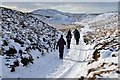 NT1151 : A winter walk around Mendick Hill by Jim Barton