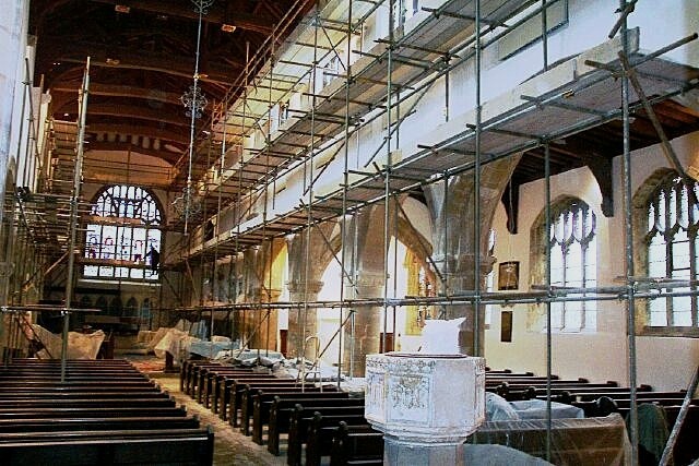 Repairing the Abbey Church at Bourne,... © Rex Needle :: Geograph ...