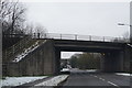 The A38 goes over Belper Road at Rawson Green