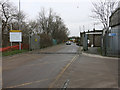 Entrance to Villiers Road waste transfer station