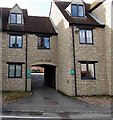 Very narrow entrance to North Lodge, Botley, Oxford