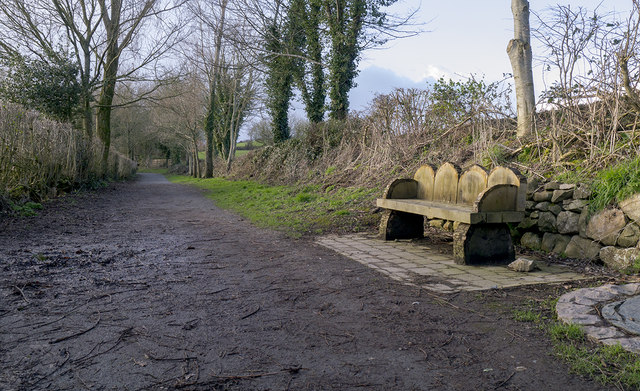 Bench and path,Navan Fort