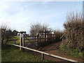 Footpath & entrance to the 1st tee