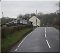 The A4066 towards Laugharne