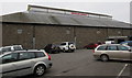 Small parking area at the edge of Aberdare Market