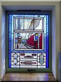 SD7816 : Queen Elizabeth Window, Ramsbottom Library by David Dixon