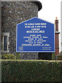 Our Lady and St. Peter Catholic Church sign