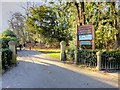 Entrance to Hurst Grange Park