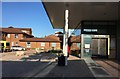 SJ8545 : Royal Stoke University Hospital: Lyme Building entrance by Jonathan Hutchins