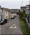 Narrow bridge ahead on Dare Road, Cwmdare