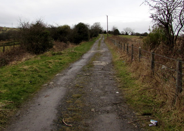 Nant Melyn Farm access road, Cwmdare