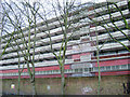 Heygate Estate flats by Rodney Place awaiting demolition