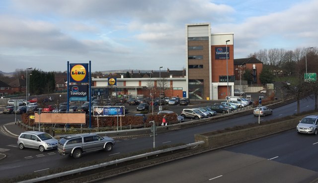 Newcastle-under-Lyme: mixed-use... © Jonathan Hutchins cc-by-sa/2.0