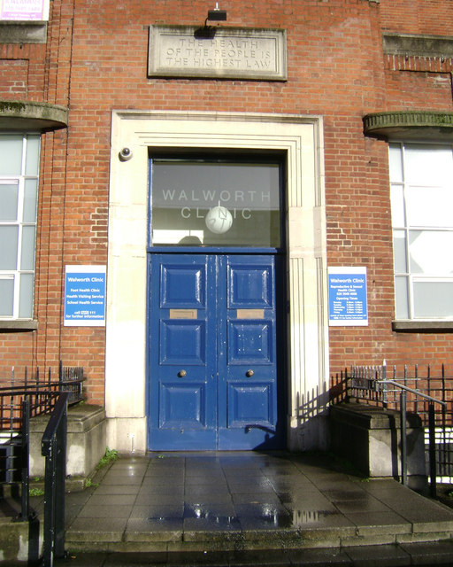 Walworth Clinic Walworth Road entrance Robin Stott Geograph