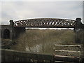 From a train - bridge across the Mersey