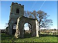 SK7685 : Ruins of St Helen's Church, South Wheatley by Neil Theasby