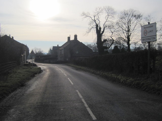 Waddington Road At Waddington Village © Colin Pyle Cc By Sa 2 0