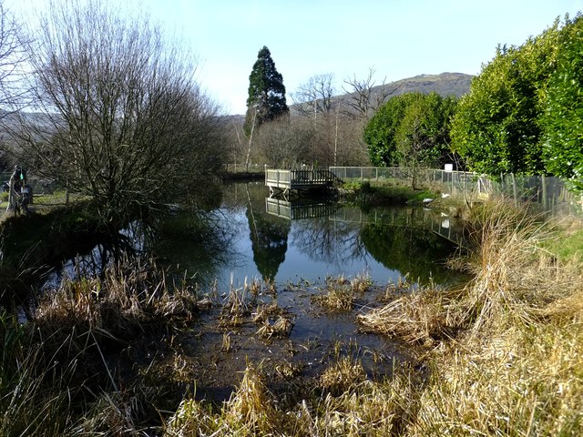 One of the lakes at Glyn Isa