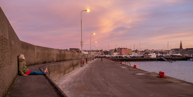 Sunset, Bangor harbour
