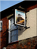 TM4557 : The Railway Public Inn House sign by Geographer