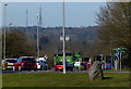 Traffic on the busy A50 at Markfield