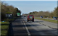 Layby along the westbound A50 at Markfield