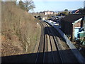 Railway line, Caerleon