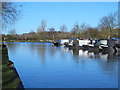 The River Lea (or Lee) north of Stanstead Lock