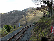 SN7377 : The Vale of Rheidol Railway by Ty'n-y-castell by John Lucas