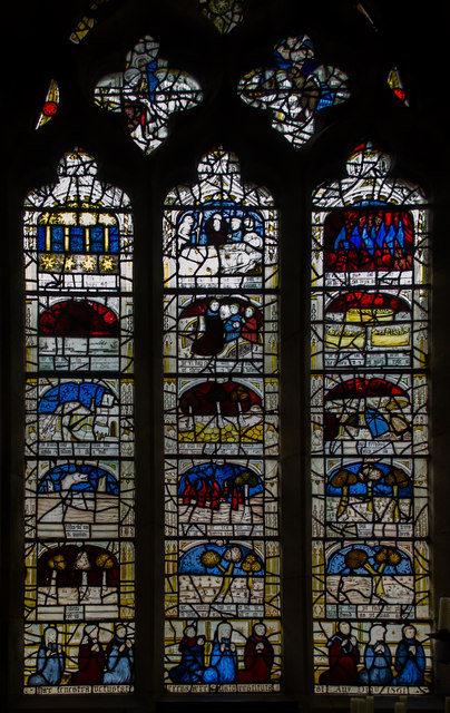 Pricke of Conscience window, (n.III)  All Saints' church