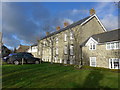 Houses seen from Holy Trinity Churchyard