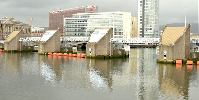 New Lagan weir footbridge, Belfast - February 2015(2)