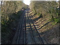 Railway line in Coalville