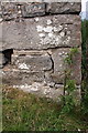 Benchmark on barn off High Lane