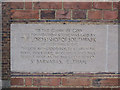 St Barnabas church, Eltham: foundation stone