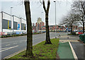 Great Brickkiln Street joining the Ring Road in Wolverhampton