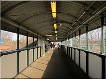 TQ2773 : Footbridge, Wandsworth Common Station by Derek Harper
